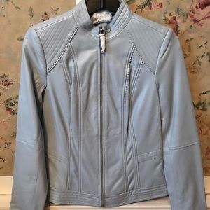 G.I.L.I. Blue Genuine Leather Jacket